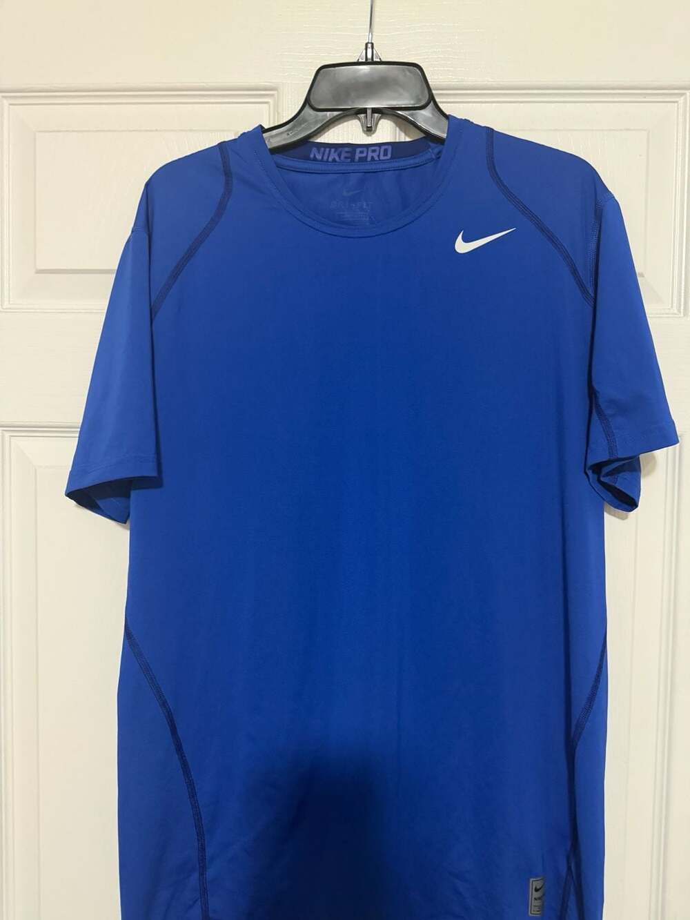 Nike Pro Dri-FIT Fitted Short Sleeve Athletic T-Shirt